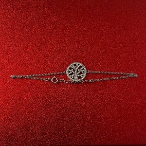 Life tree silver bracelet